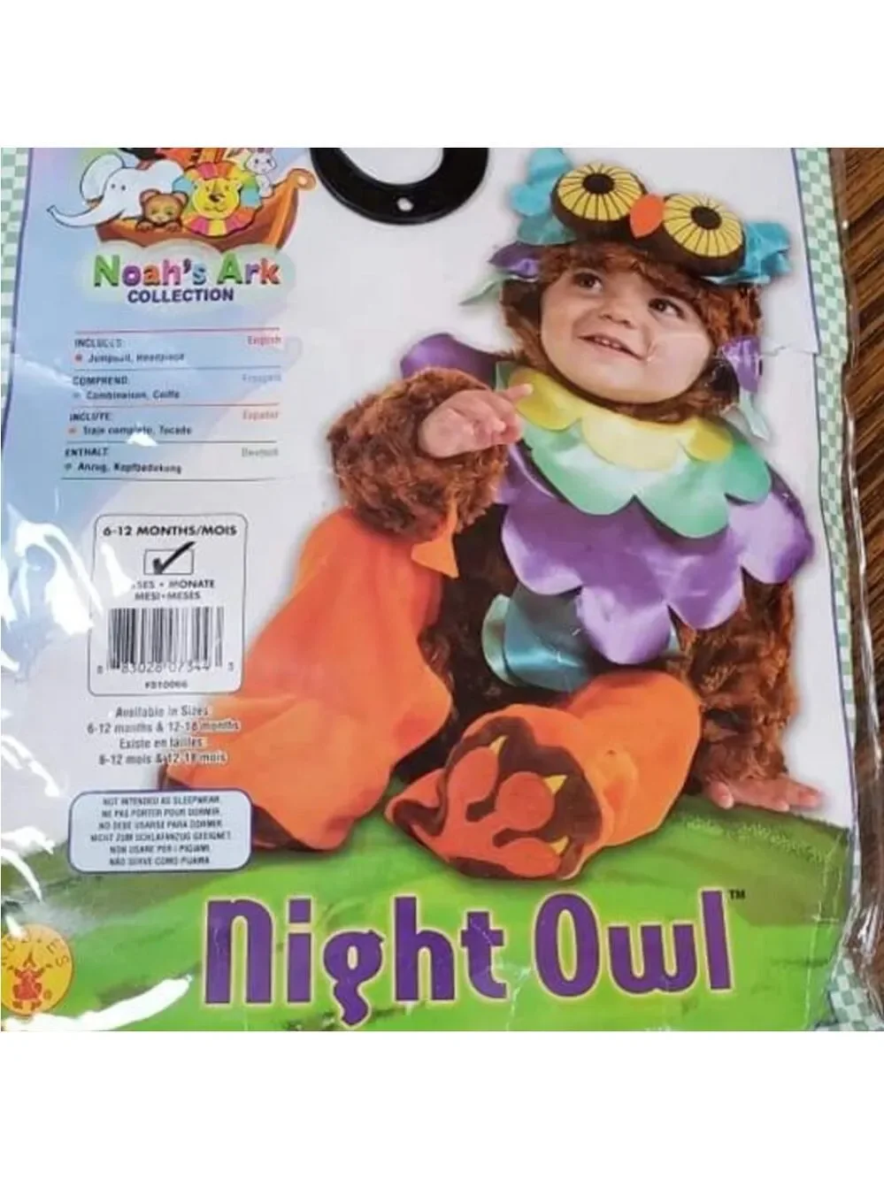 Plush Baby Owl Costume 6-12 Months